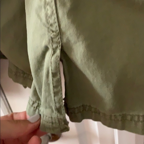 Mossimo Light Army Green Coat with Gold Studs - Picture 4 of 8